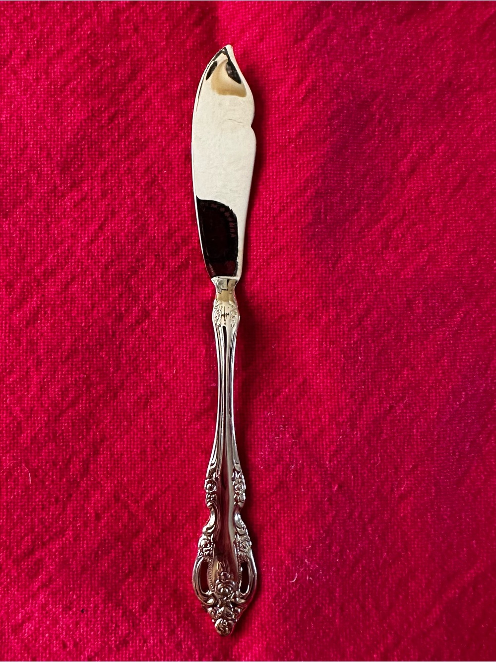 Oneida Community GOLDEN BRAHMS Flat Handle Master Butter Knife 6 3/8” Flatware